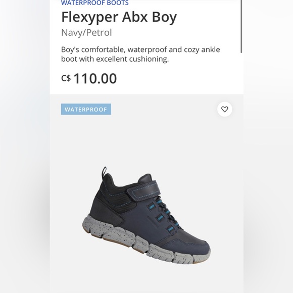 Geox waterproof warm boots 4 US - Picture 8 of 12